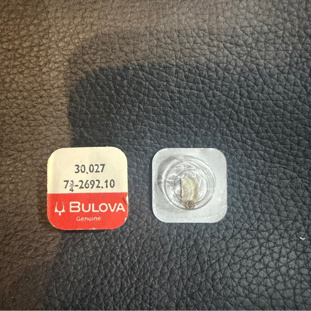 NOS Bulova Watch Part # 30.027/7 3/4 2692.10.